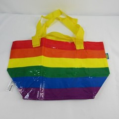 Ikea Storstomma Rainbow Bag Medium Tote Reusable ECO Grocery Laundry Storage Bag