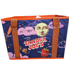 Trader Joe’s Stand-Up Collapsible Grocery Tote Bag (New Just Release) 1 Bag