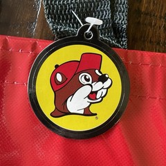 Buc-ee’s❤️ Two reusable shopping Bags 16in x 12in NEW w/Free Bucees Sticker Tag