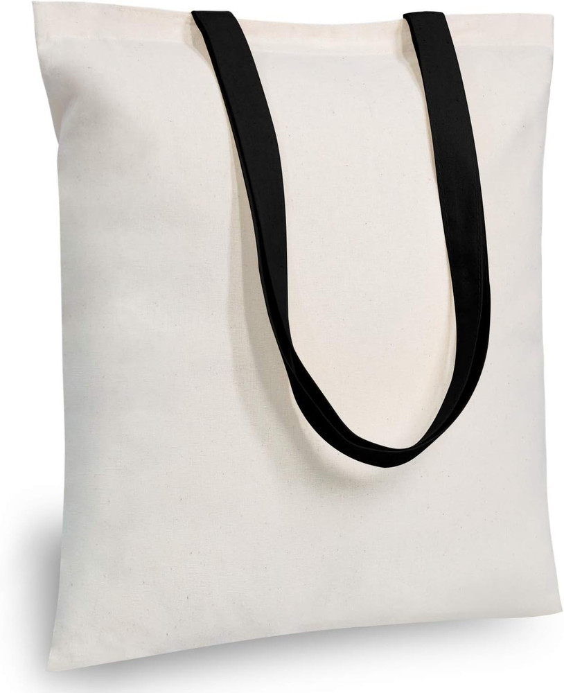 12-Pack Economical Cotton Tote Bag, Lightweight Medium Reusable Grocery Shopping