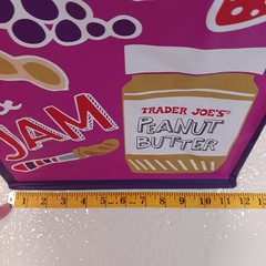 Trader Joe’s PB&J/Mac & Cheese Reusable Shopping Tote, Collectible Eco Fun! 😁