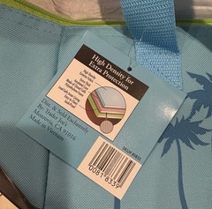 2025 Trader Joe’s Insulated Mini Cooler Bags Blue & Peach – LIMITED EDITION