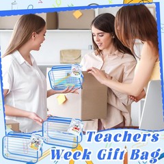 Moonld 6 Sets Teacher Appreciation Gift 6 Sets, Makeup Clear Bags