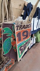 NWT! Trader Joe’s Pasadena 1967 Coffee Beans Reusable Jute Tote Bag