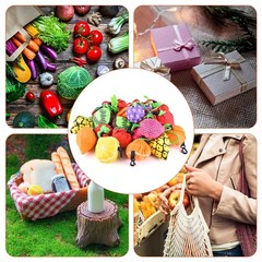 20 Pack Reusable Shopping Bags,Bulk Foldable Portable Reusable Grocery Bags L…