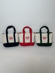 100% Authentic New TRADER JOE’S Mini Micro Canvas Tote w/ Bag Lot Set Of 3 RGB