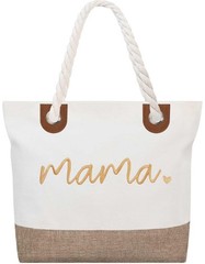 Mama Bag Beach Tote Bag Mom Bag With Zipper New Mom Gifts Bag For Hospital Perso