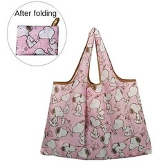 Snoopy Foldable Shopping Bag – Large, Reusable, Waterproof Tote