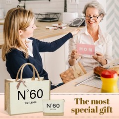 KongMoTree 60th Birthday Gifts for Women, 16.7×12.5×7.5 inches, N60
