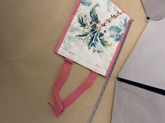 Small Plastic Reusable bag with Christmas Palm tree unbranded