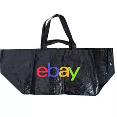 Ebay Branded Extra Large Rectangle Tote Bag Swag Foldable Ikea Frakta Style NWOT