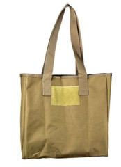 VISM Utility Tote Bag Grocery Shopping Bag camp picnic beach tailgate BBQ TAN