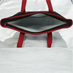 Original Trader Joe’s Black & Red Insulated Tote Bag Cooler Shopping Grocery