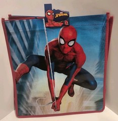 Marvel Comics Spiderman 🕷️Eco Red Shopping/Gift Tote Bag with Handles 🆕🆓Ship!