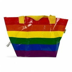 IKEA Rainbow Reusable Bag Storstomma Small Shopping Tote LGBTQIA+ Pride