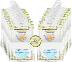 16 Pack Moisture Absorber Hanging Bags,220g/Pack Fagrance Free Moisture