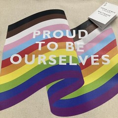 Waitrose Pride Be Ourselves Bag LGBQT 2023 Gay Lesbian Cotton John Lewis New