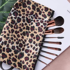 Sdopbinbin Mini Leopard Makeup Cosmetic Bag for Purse Toiletry small, yellow