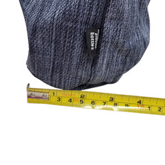 Recycled Plastic Bottles Denim Look Shoulder Tote Bag Pocket Snap Closure NWT