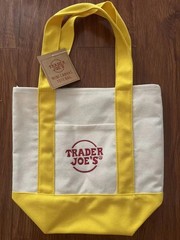 Trader Joe’s Mini Canvas Reusable Tote Bags Colorful Canvas Tote Bag 4 Colors