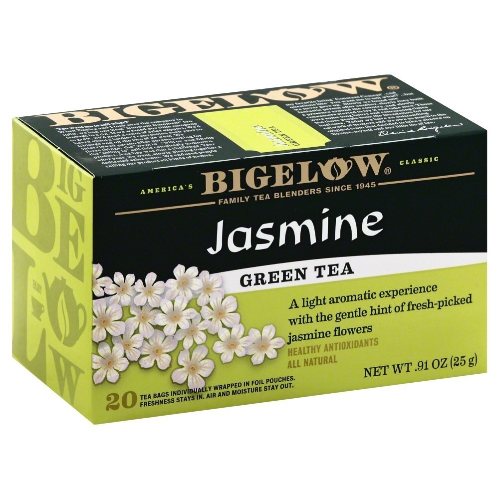 Bigelow Tea Green Jasmine 20 Bags (Pack of 4) 20 Count