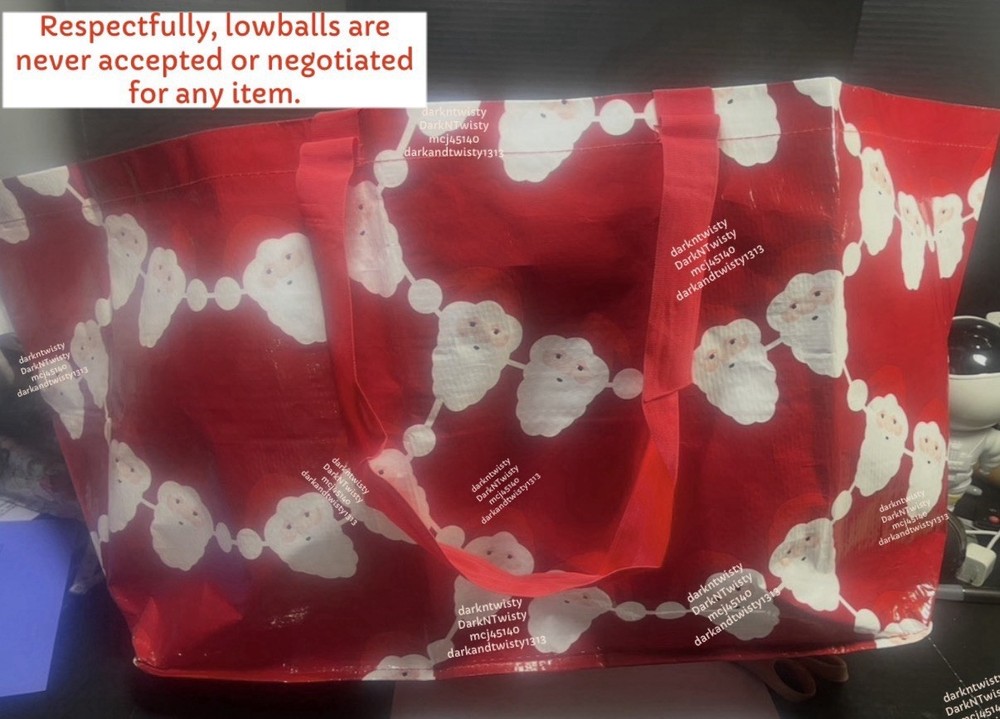 3 BNWT Vinterfint Limited Edition Carryall Santa Claus 19 gallon Totes