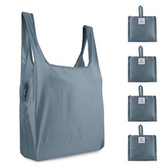 Zulay Kitchen 5 Pack 50 Pound Reusable Grocery Bags -Large Foldable Reusable Bag