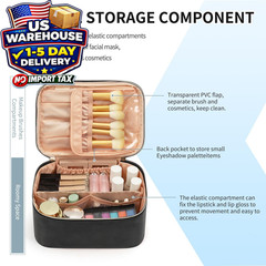 Makeup Bag Toiletry Bag Portable Cosmetic Bag Large Capacity Travel Organizer