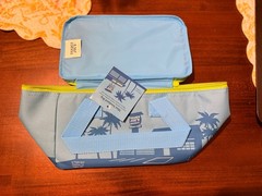 Trader Joe’s 2025 Mini Insulated Tote Bag Summer Fun Limited Edition Turquoise!