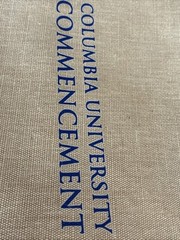 ✅NEW Fancy Columbia Commencement Canvas Swag Bone Tote Shopping Bag X Gift
