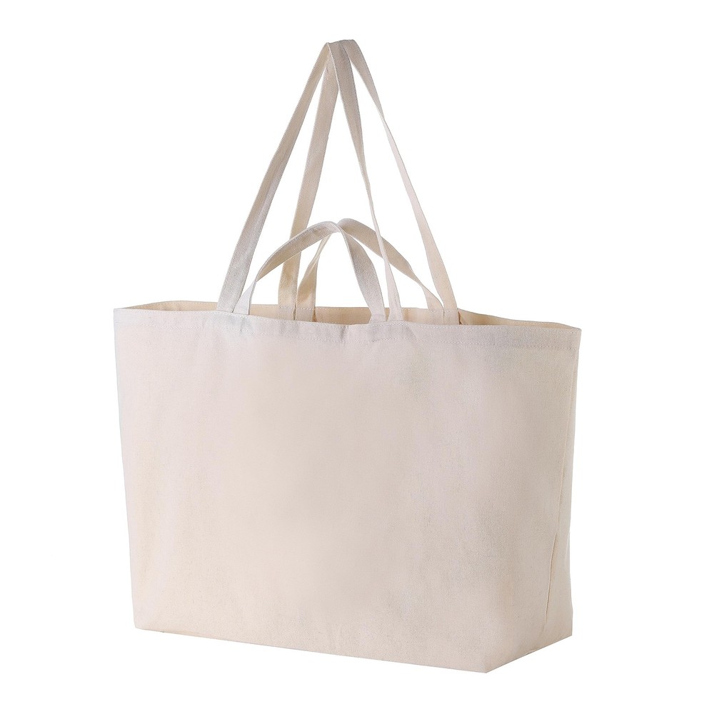 Firecolor Chic 27″ X 16″ X 8″ Large Sturdy Canvas Tote Bag – Grocery Shopping…
