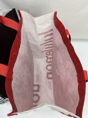Lululemon Tote Bag Reusable Gift Shopping Carry Red and Black Used 16x13x6