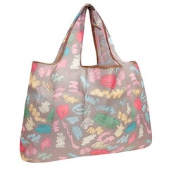 Large Colorful Reusable Tote Bag Eco Friendly Foldable Waterproof 44 lbs Capa…