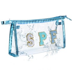 Yuomeaz SPF Bag, Waterproof Beach Bag for 22.7cm x 7.5cm x 13.5cm, Blue