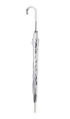 Miyajima Umbrella 60cm Jump Type Silver Vinyl Combination Silverfrom JP