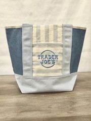 Made To Order – 4PC Hand-Painted Trader Joe’s Striped Mini Totes in all colors