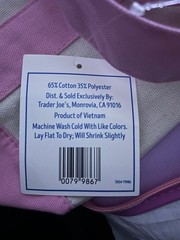 traders joe mini tote pastel (purple, pink, & green) (brand new w/tags)
