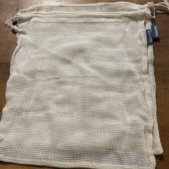 Cotton Mesh Reusable Fruit/Veggie Bags, 4 different sizes, 10 total bags.