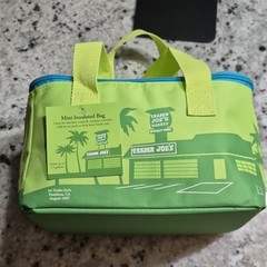 Trader Joe’s Mini Insulated Reusable Shopping Bag Green Yellow Blue 2026