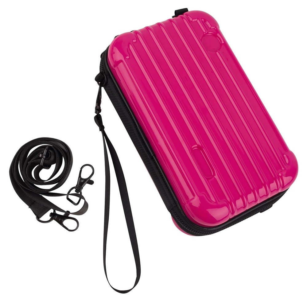 Framendino, Rose Red Cosmetics Case Carrying Hard Bag for 1 Pack,