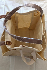 Capabunga Natural Multi-Pocket Canvas Market Tote Bag BRAND NEW with Tag