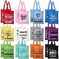 Paterr 24 Pcs Dispatcher Appreciation Gifts Bulk Thank You Canvas Tote Bags