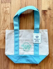 TRADER JOE’S Mini Pastel Canvas Totes! Limited Spring Edition. You Pick! NWT!