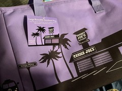 Trader Joe’s NEW SPRING 2026 RELEASE PURPLE RAIN Large Insulated Bag LIMITED