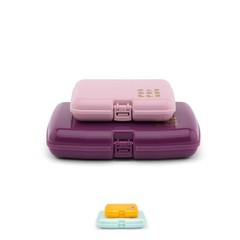 Caboodles Care Pack + Lil Bit Set, Pink & Violet, Travel Small, + Violet