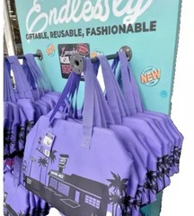 Trader Joe’s NEW SPRING 2026 RELEASE PURPLE RAIN Large Insulated Bag LIMITED