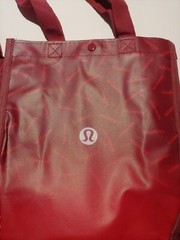 NEW Lot of 2 Lululemon Small Reusable Shopping Bags Red 2022