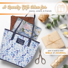 Reusable Fashion Canvas Shopping Tote Bag for Women: Trust in the Lord Inspir…
