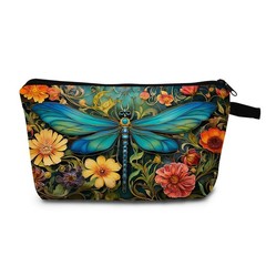 MoCaliduccious Dragonfly Print Women Makeup Bag Outdoor Portable 03