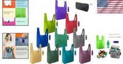 Sturdy Polyester Shopping Bags Bulk Pack – Reinforced Seams